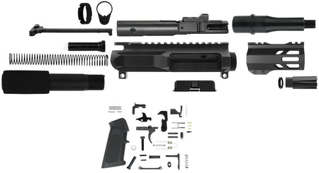 TacFire SSPK45ACPLPK4 Pistol Kit 45 ACP Black Steel
