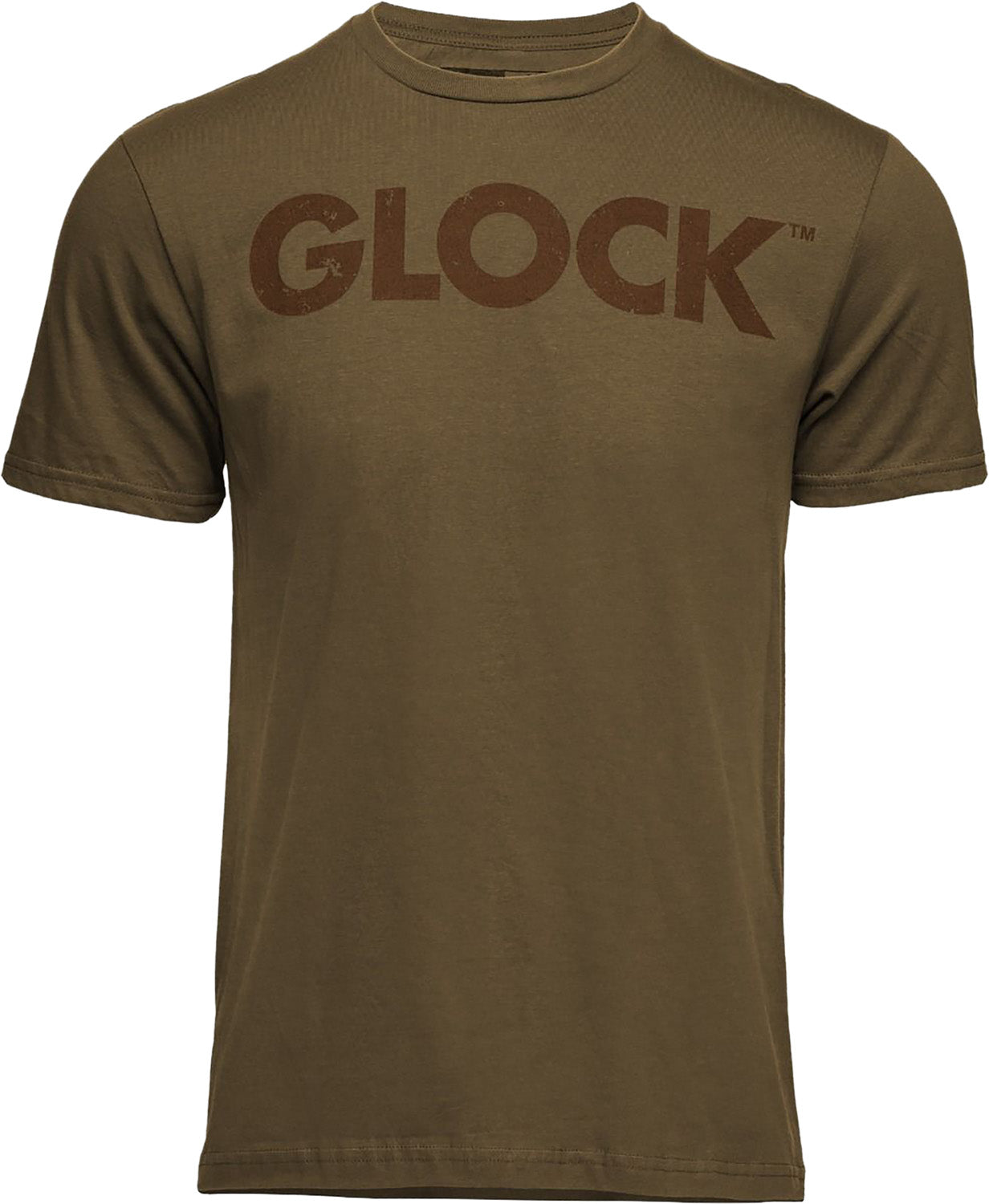 Glock AP96204 Caliber Coyote Tan Ringspun Cotton Short Sleeve 3XL
