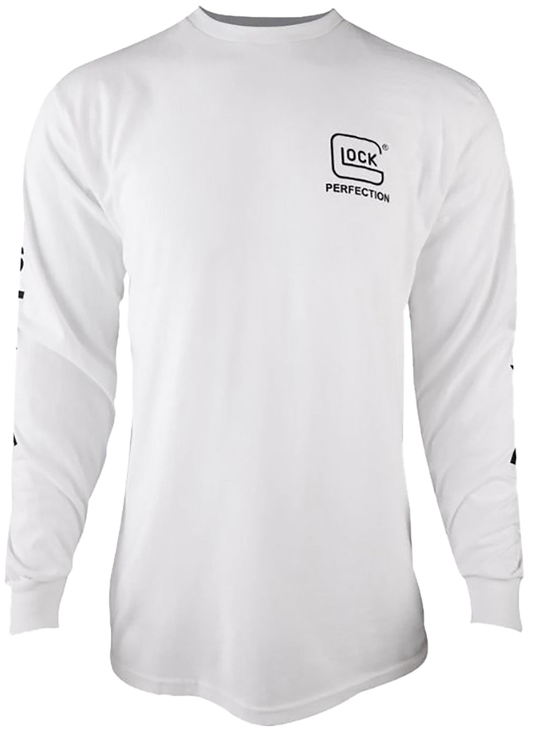 Glock AP96096 Perfection Long Sleeve Tee White Pre-Shrunk Cotton Long Sleeve 2XL