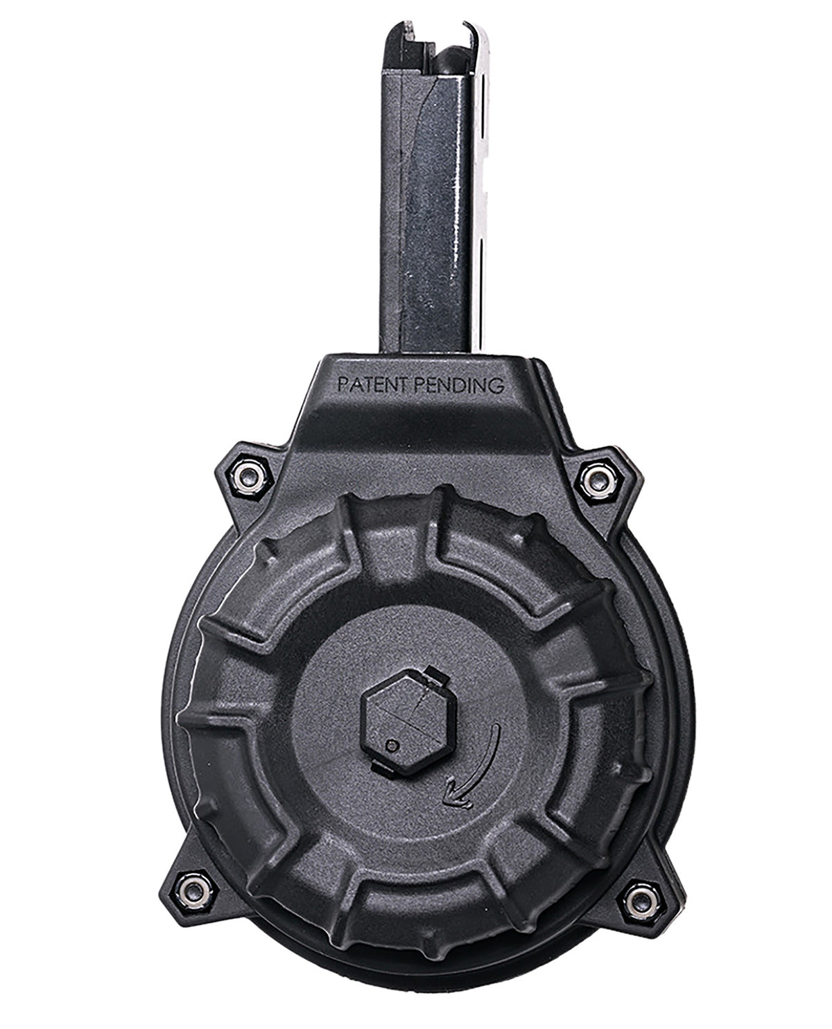 Promag Thompson Carbine Rifle Magazine Drum Black .45 ACP 40/rd Promag THOMPSON .45 ACP (40) RD DRUM BLACK POLYMER