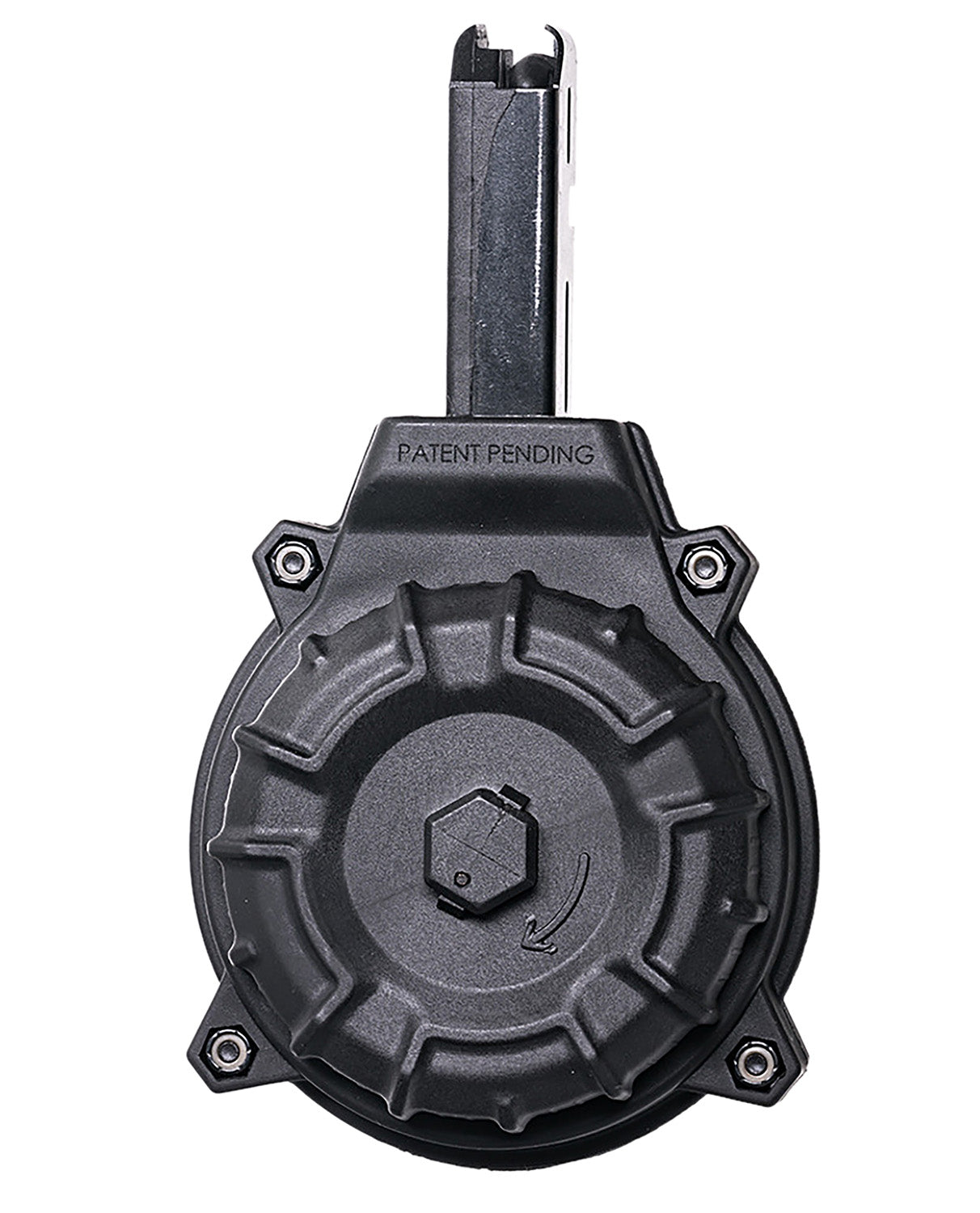 Promag Thompson Carbine Rifle Magazine Drum Black .45 ACP 40/rd Promag THOMPSON .45 ACP (40) RD DRUM BLACK POLYMER