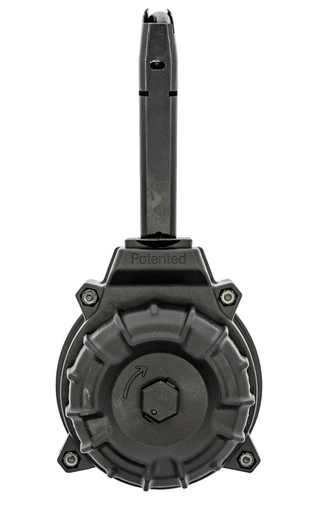 ProMag DRMA94 50rd Drum 9mm Fits Taurus TH9 Black DuPont Zytel Polymer
