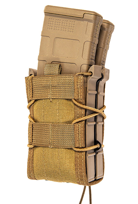 High Speed Gear 132R10CB TACO X2R Mag Pouch Coyote Brown Nylon MOLLE Mount