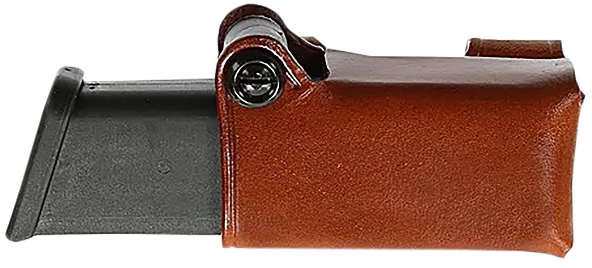 Galco HMC22 HMC Mag Carrier Horizontal Tan Steerhide Fits Sig Sauer P229/S&W M&P ShieldX Ambidextrous