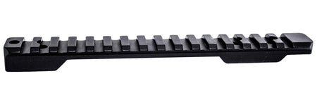 Weatherby P00252705 Picatinny Rail Black Hardcoat Anodized Alloy Fits Weatherby Mark V Magnum 9-Lug Action