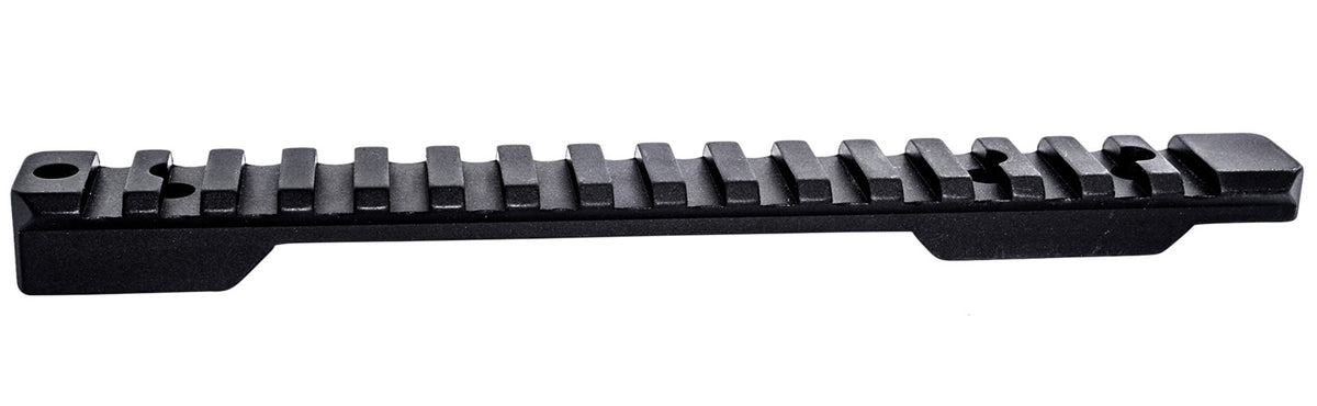Weatherby P00252706 Picatinny Rail Black Hardcoat Anodized Alloy Weatherby Mark V Standard 6-Lug Action