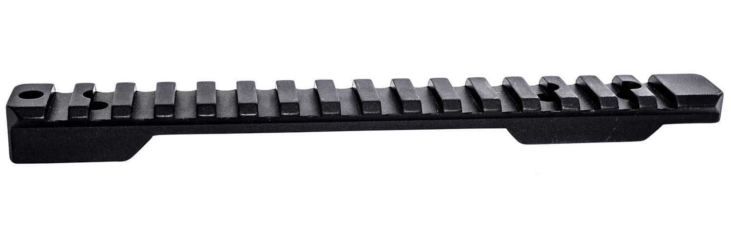 Weatherby P00252706 Picatinny Rail Black Hardcoat Anodized Alloy Weatherby Mark V Standard 6-Lug Action