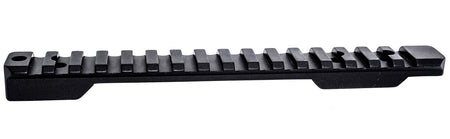 Weatherby P00252706 Picatinny Rail Black Hardcoat Anodized Alloy Weatherby Mark V Standard 6-Lug Action