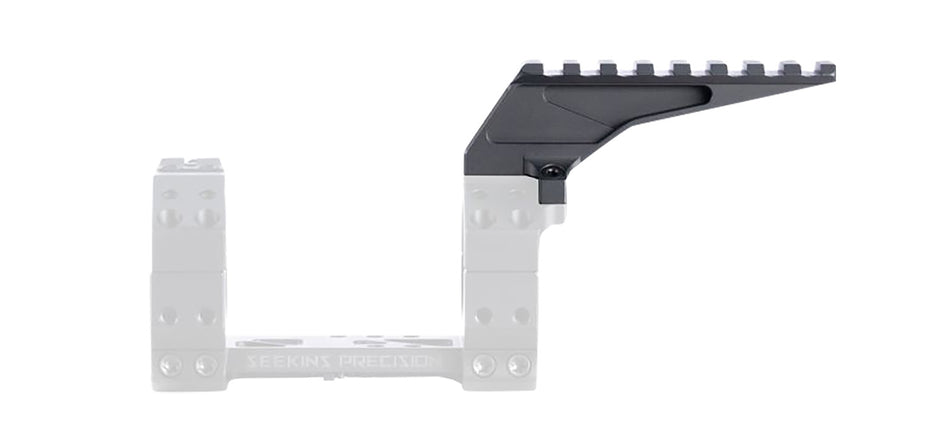 Seekins Precision 0010650168-F X-Cap 45 Degree Red Dot Mount Aluminum Black