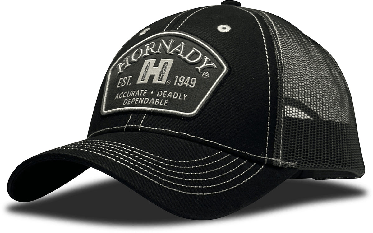 Hornady Gear 32790 Trucker Black Hornady Patch