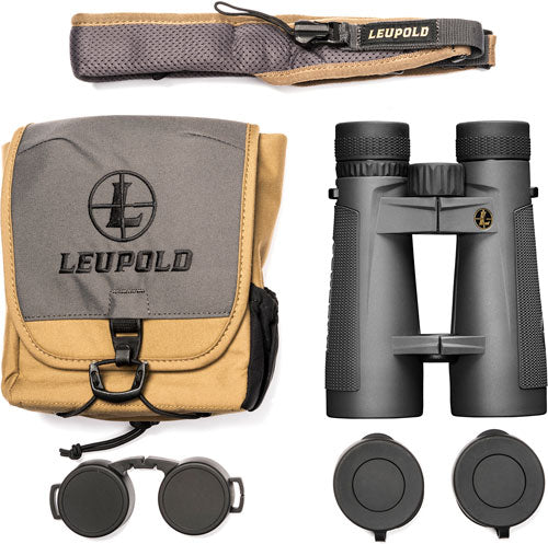 LEUPOLD BINOCULAR BX-5 SANTIAM HD 12X50 ROOF SHADOW GRAY*