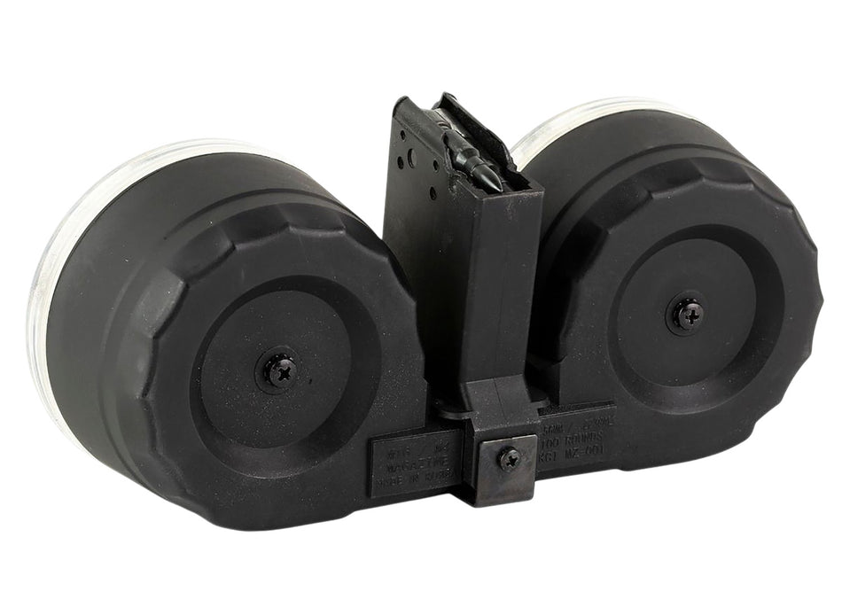 Kci Usa Inc KCIMZ067 100rd Drum 5.56/223 Black