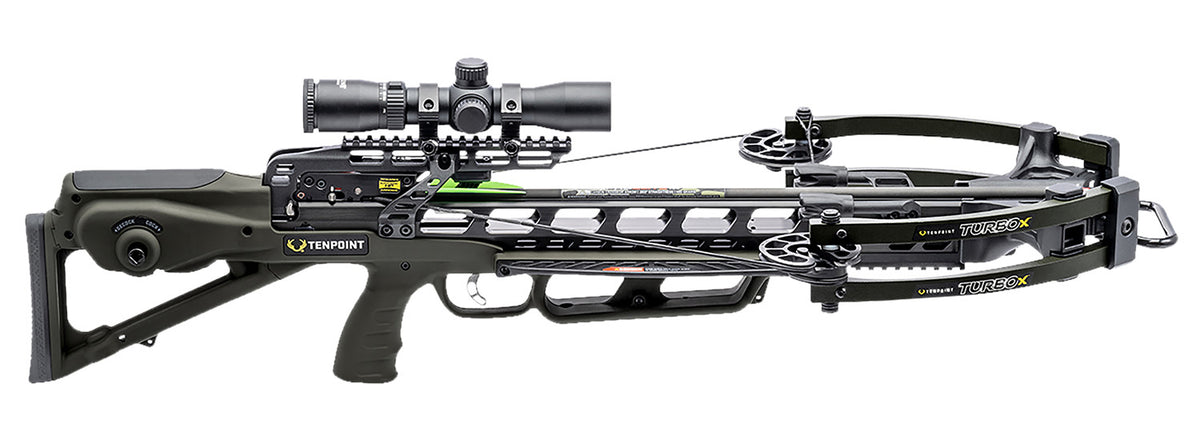 Tenpoint CB250201549 Turbox Moss Green Draw Weight 230 33.25" Long