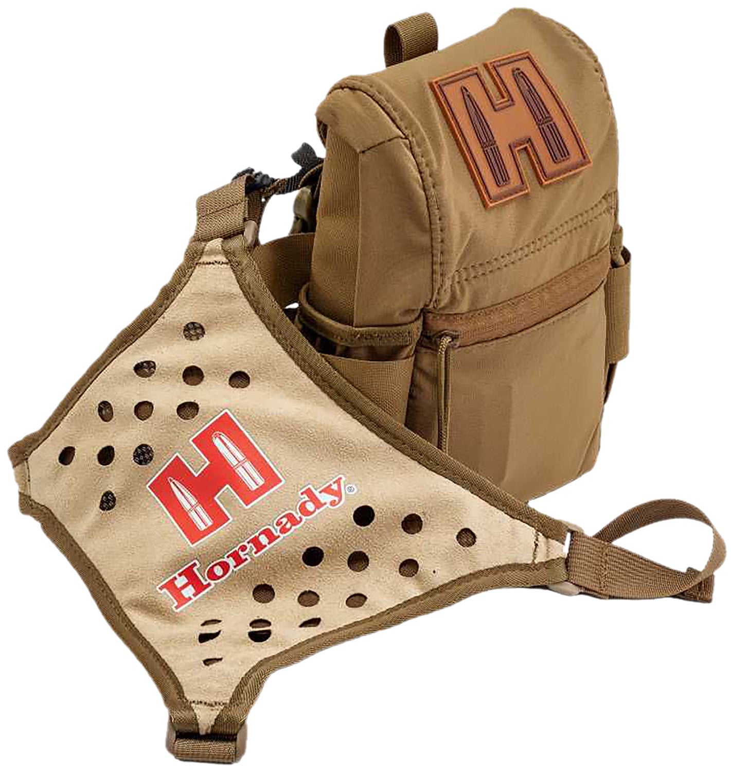 Hornady 99163 Bino Case Tan Harness Magnetic Closure
