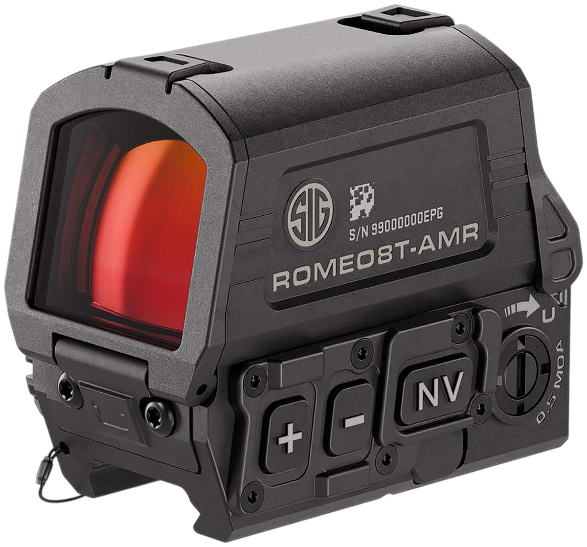 Sig Sauer Electro-Optics SOR8T101 Romeo8T AMR Matte Black 1x40mm Quad Ballistic Circle Dot 2.0 Reticle, Rifle