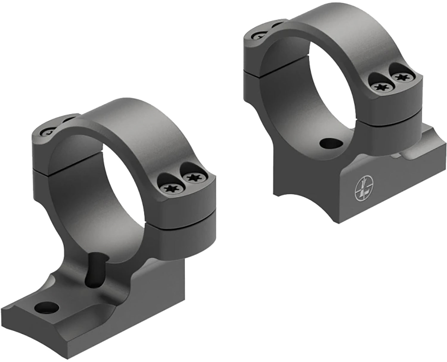 Leupold 177159 BackCountry Black 7075 T-6 Aluminum 30mm Tube Medium Fits Weatherby Mark V 6 Lug