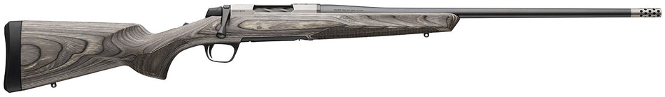 Browning 036092211 X-Bolt 2 Hunter Full Size 243 Win 4+1 22" Matte Blued Threaded Sporter Barrel, Drilled & Tapped Stainless Steel Receiver, Fixed Gray Laminate Stock, Radial Muzzle Brake