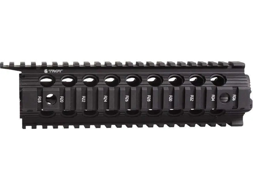 TROY MID LENGTH ENHANCED DROP IN BATTLERAIL 9" BLK (SRAI-DID-D9BT-00)