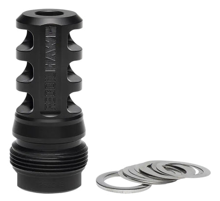 Browning 001293095 Xeno Recoil Hawg Black Matte Stainless Steel M13x1.25 Threads 2.20" OAL