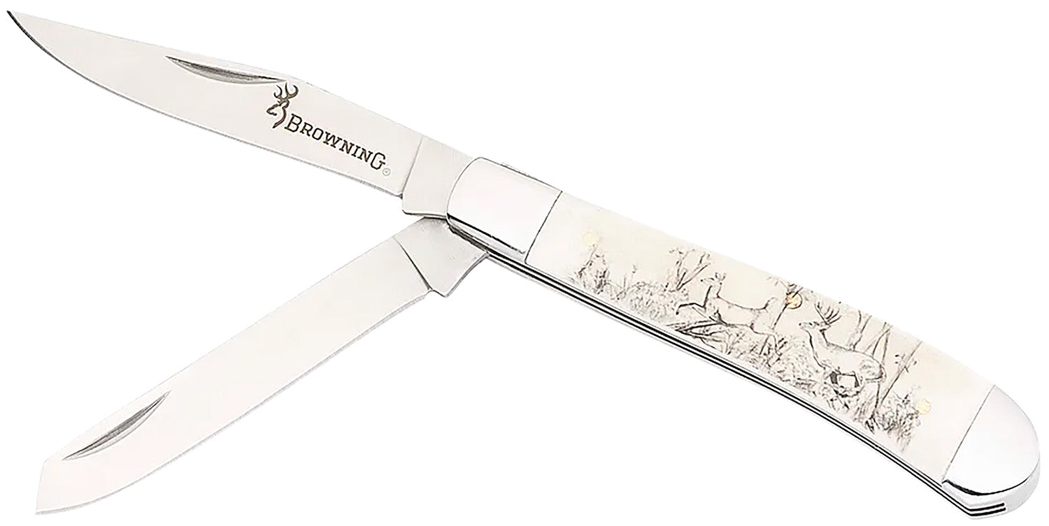 BRN 3220578B KNIFE, WHITETAIL TRAPPER BOX