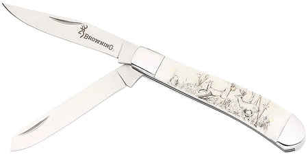 BRN 3220578B KNIFE, WHITETAIL TRAPPER BOX