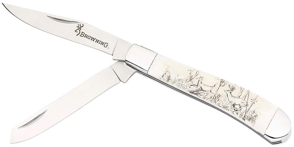 BRN 3220578B KNIFE, WHITETAIL TRAPPER BOX