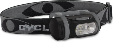 GSM CYCLOPS HEADLAMP TITAN XP 0.5 LED & 3 STD LED BLK/GREY ( 6 PER CASE )