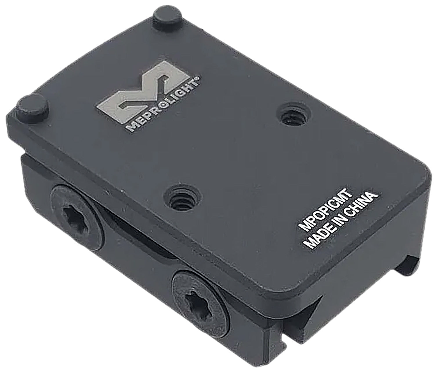 Meprolight USA 901141044 Picatinny Riser Matte Black Aluminum RMR Footprint Mount