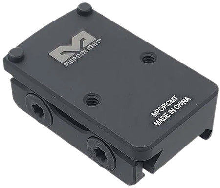 Meprolight USA 901141044 Picatinny Riser Matte Black Aluminum RMR Footprint Mount
