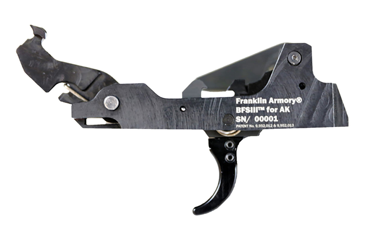 Franklin Armory 0350000BLK BFSIII 5.56mm/7.62mm Black Fits AK Platform