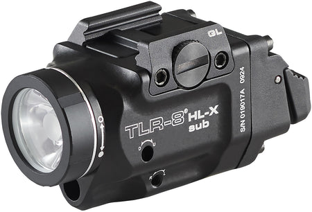 Streamlight 69466 TLR-8 Black Aluminum Glock 43x/48 1,000 Lumens Red Laser