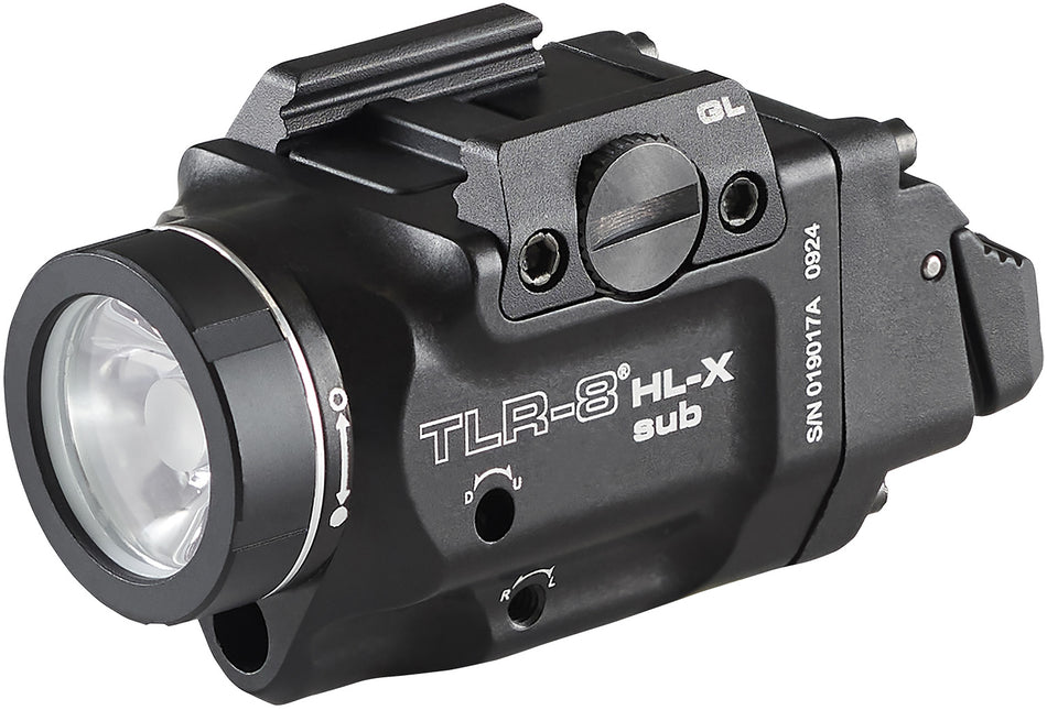 Streamlight 69466 TLR-8 Black Aluminum Glock 43x/48 1,000 Lumens Red Laser