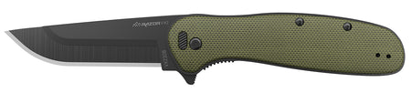 Outdoor Edge VX230CC Razor VX2 3" Folding Plain 420J2 SS Blade Green
