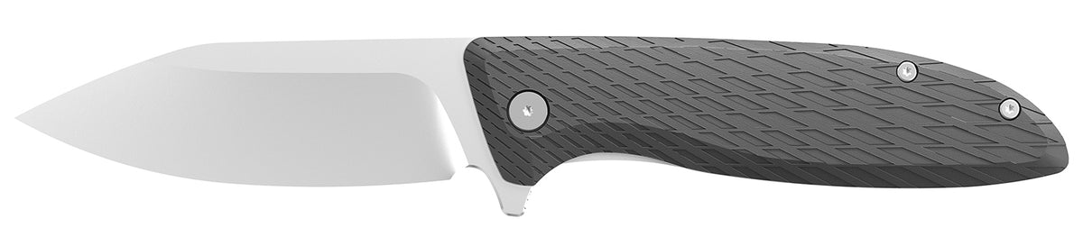 Outdoor Edge BR1C Brutus 3.30" Folding Sheepsfoot Plain 4Cr14MoV Blade Glass-Filled Nylon Handle