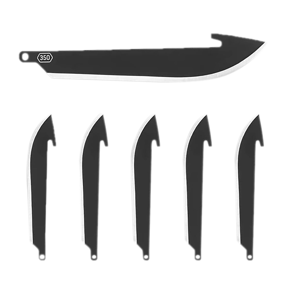 Outdoor Edge RR35K6C 3.50" Drop Point Plain 420J2 SS Blade 6 Blades