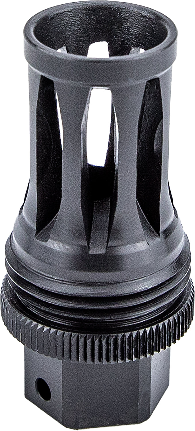 Kgm Suppressors A-QD-FH-S-1 Quick Detach Flash Hider Black Nitride Steel 1/2"x28 Threads