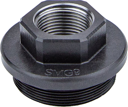 Kgm Suppressors A-SMG9-DTA-S-2 SMG9 Direct Thread Adapter Black Nitride Steel 1/2"x36 Threads