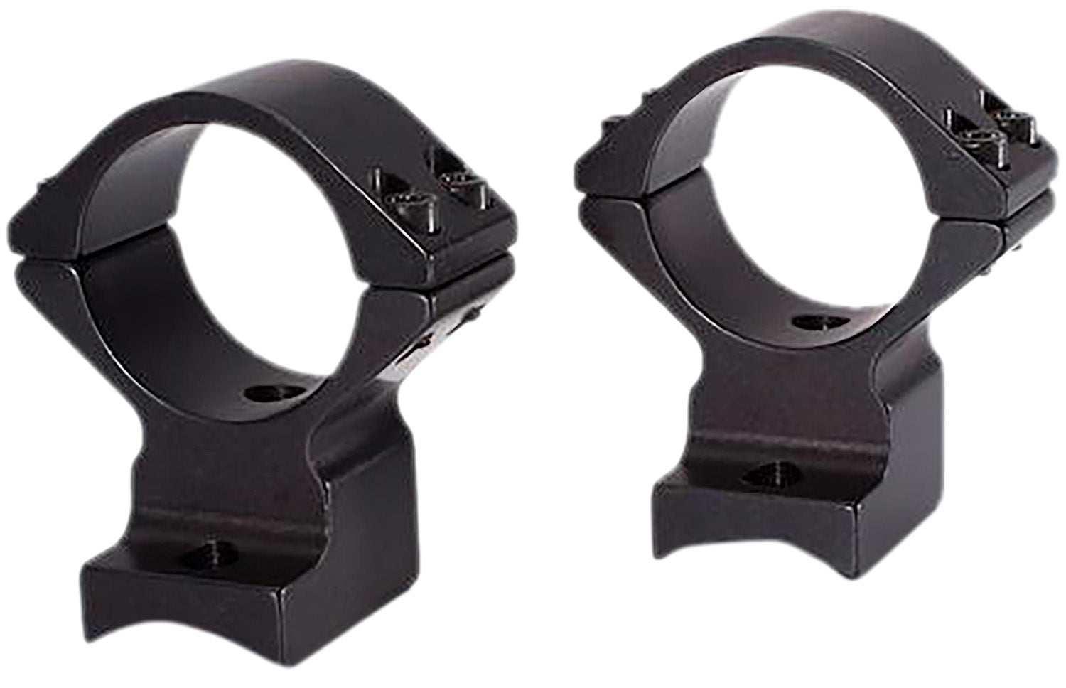 Talley 95X719 Scope Mount/Ring Combo Black Anodized Aluminum 1" Tube, Savage (8-40) Round Receiver w/Accutrigger, High Rings