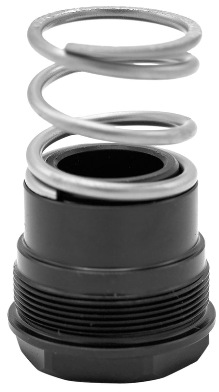 Huxwrx 1836 3-Lug Adapter 9mm Fits 1/2"x28 Steel Black Nitride