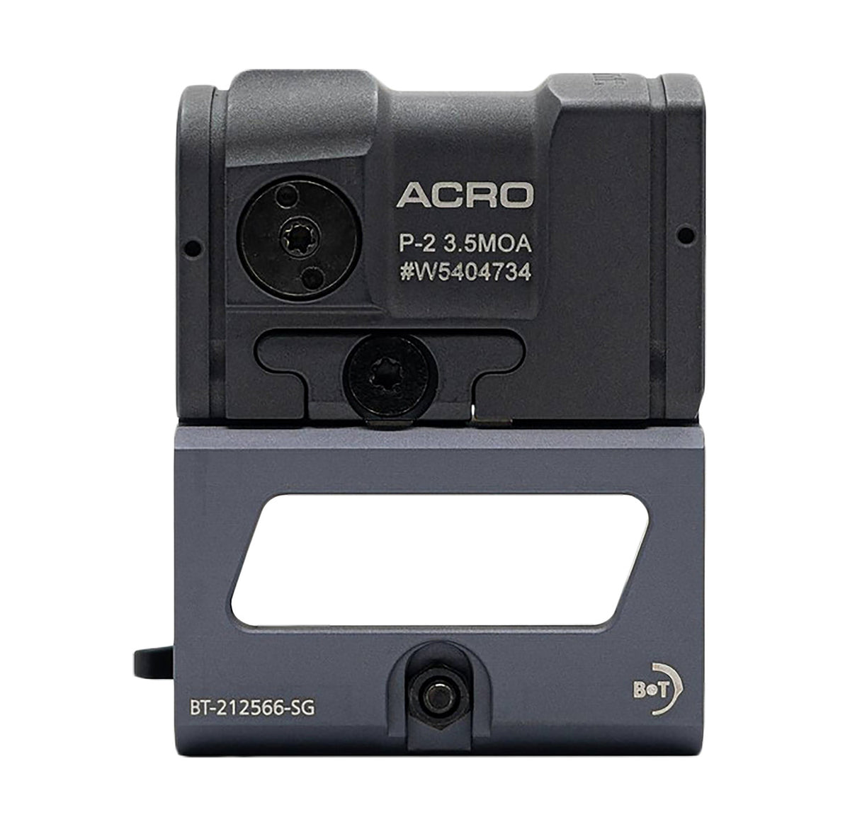 B&T Firearms AP-200871-SG-39-QD Aimpoint ACRO P-2 Gray 1x 3.5 MOA Red Dot Reticle