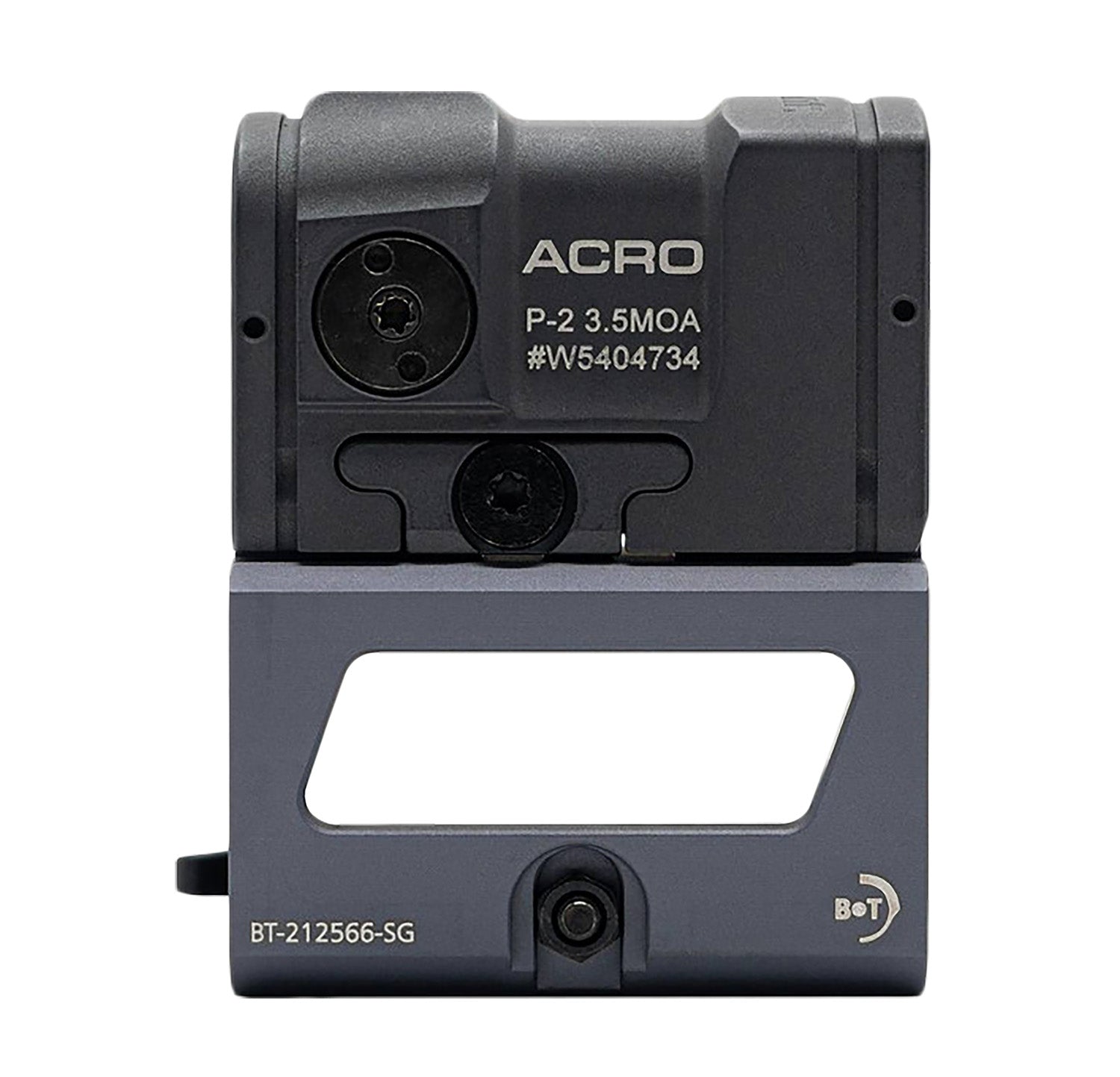 B&T Firearms AP-200871-SG-39-QD Aimpoint ACRO P-2 Gray 1x 3.5 MOA Red Dot Reticle