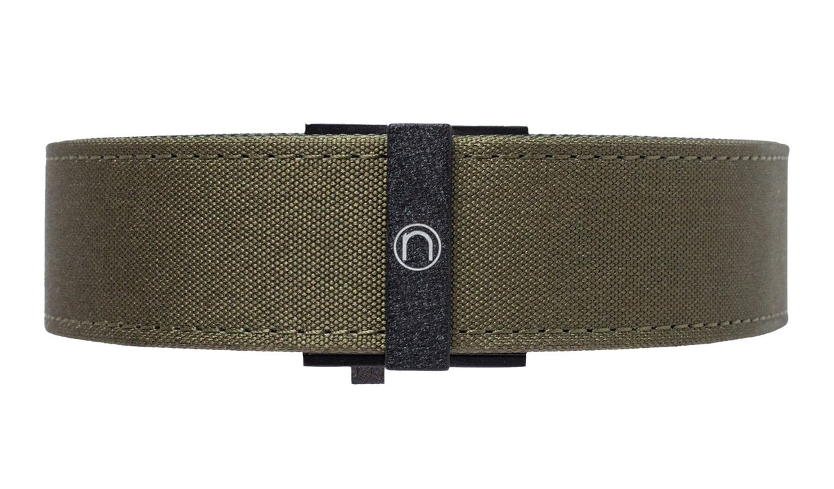 Team Nexbelt Operating PCS5167 OD Green Nylon Belt Fits up to 50" 1.50" Wide Push Button Closure