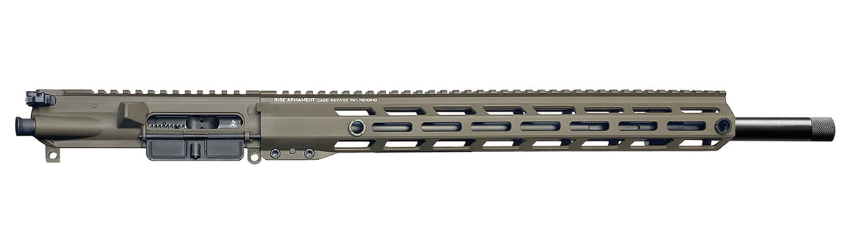 Rise Armament RA6ARCCUBRN18 Upper Receiver 6 ARC 18" Black Cerakote Barrel Aluminum