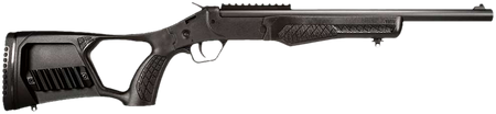 Rossi SSPS45BKIT Survival Stow & Go Bag Kit 45 Colt (Long Colt) 1rd 16" Black Oxide Single Shot Barrel, Black Oxide Picatinny Rail, Thumbhole w/Shell Holder Synthetic Stock, Carry Bag