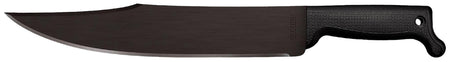Cold Steel CS97BWM12S Bowie 12" Black Matte Baked-On Anti Rust 65Mn Carbon Steel Blade, Black Polypropylene Handle, 17.63" Long, Includes Sheath