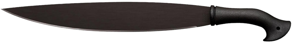 Cold Steel CS97BAM18S Barong 18" Black Matte Baked-On Anti Rust 65Mn Carbon Steel Blade, Black Polypropylene Handle, 24.50" Long Includes Sheath