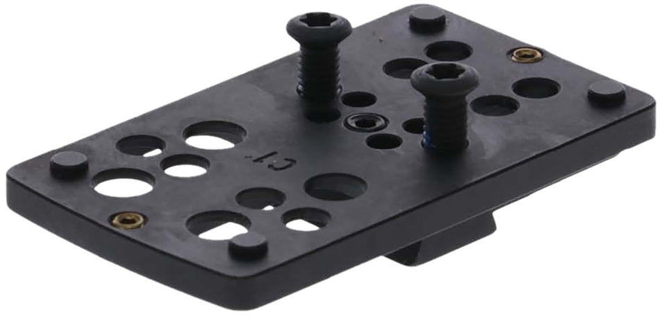 TruGlo TGTG8950C2 Pistol Red Dot Sight Mount Black Nitride Fortress Steel Trijicon RMR Mount