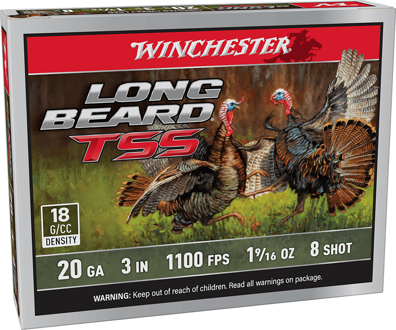Winchester  20 Gauge 3 in 1-9/16 oz #8