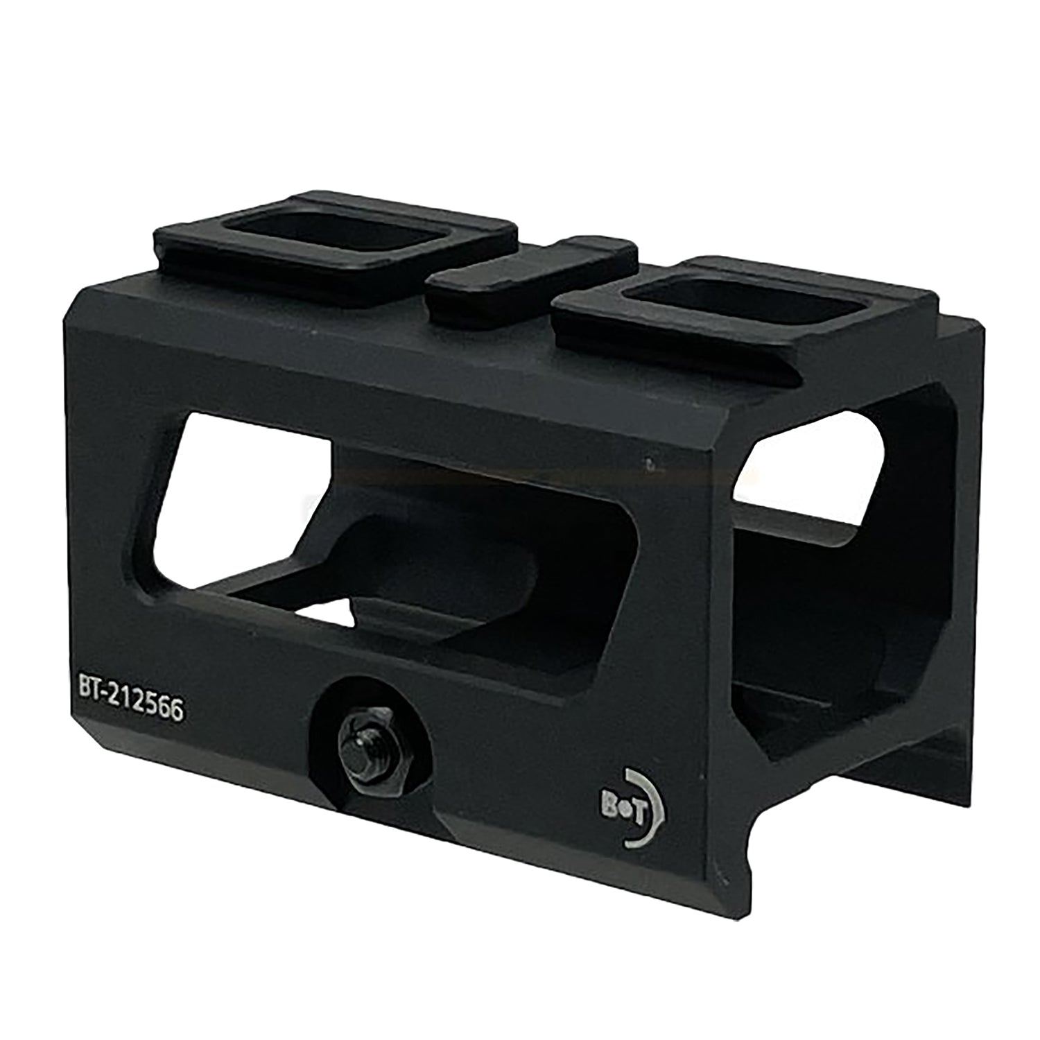 B&T Firearms BT212566 Skeleton Quick Detach Black 39mm Tube Compatible w/Aimpoint ACRO