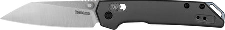 Kershaw 2051R Iridium Mini 3" Folding Reverse Tanto Plain Stonewashed D2 Steel Blade, Gray Anodized Aluminum Handle